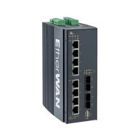 強固級網管型 12 埠 Gigabit PoE 乙太網路交換器