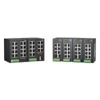 Hardened Unmanaged 8/16-port Fast/Gigabit Ethernet Switch