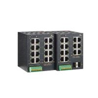 Hardened Unmanaged 16-port Fast/Gigabit Ethernet Switch