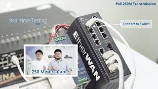 PoE 250公尺遠距離傳輸